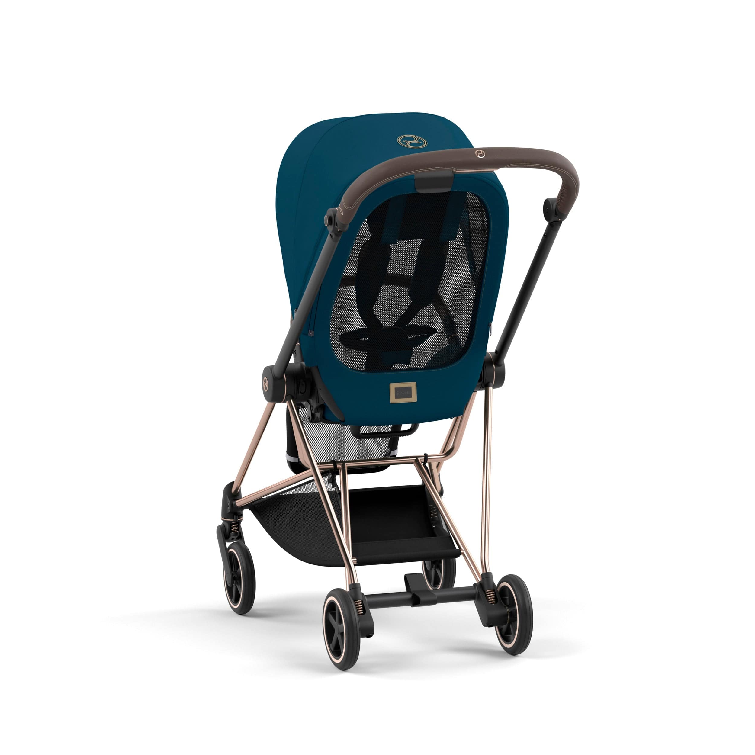 Cybex Mios 3 Complete Stroller - Rose Gold & Brown Luxury Baby Stroller with Reversible Seat | Perfect for Urban Travel, Shopping & Family Outings