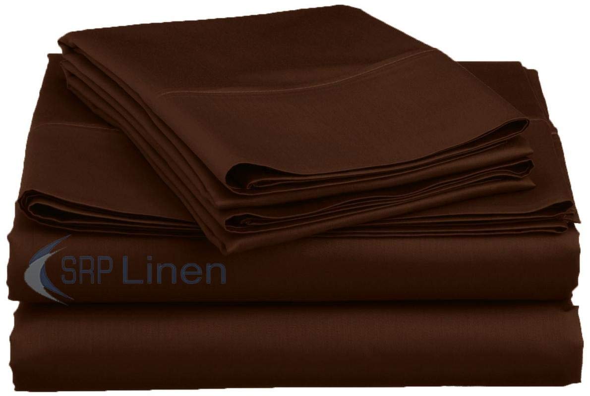 Luxury 1000 Thread Count 6-Piece Egyptian Cotton Sheet Set - California King Size, Deep Pocket Fits Mattress Up to 22