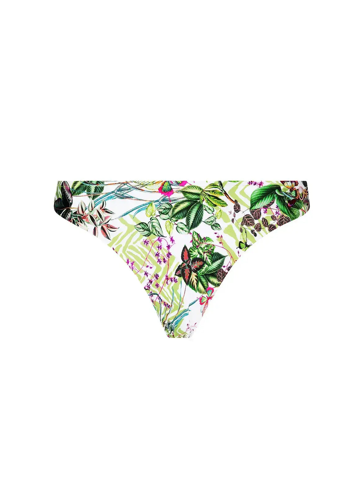 **Envolee Tropicale Bikini Set - Women's Floral Print Swimwear Two-Piece, High Waisted Bottom & Triangle Top - Perfect for Beach Vacation, Pool Party & Summer Getaways**