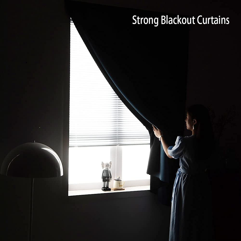 Blackout Thermal Insulated Curtains for Bedroom & Kitchen - 59