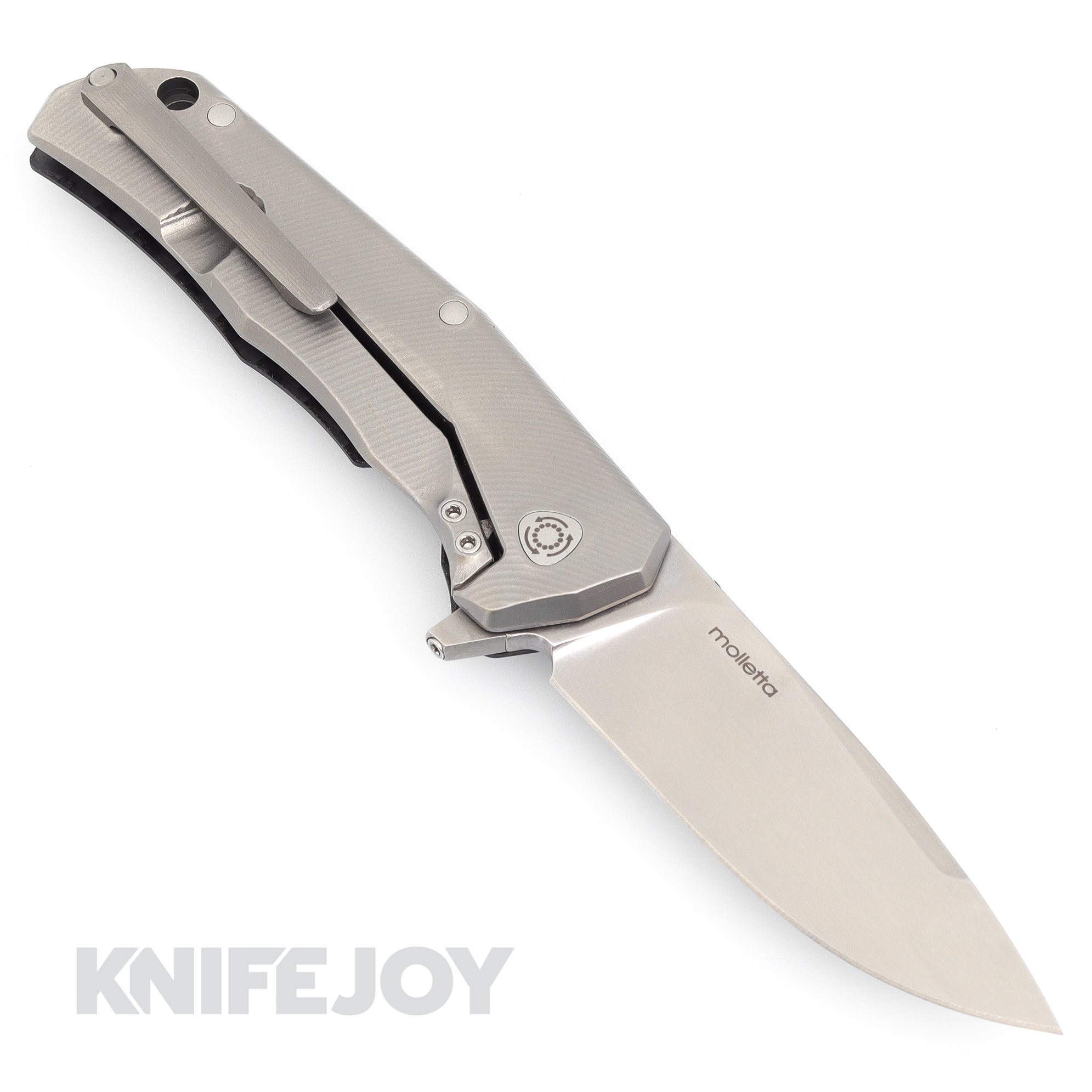 Lionsteel LSTTREFC T.R.E. Framelock Folding Knife - M390 Stonewash Blade & Carbon Fiber Handle - EDC, Outdoor, Camping, Survival Gear