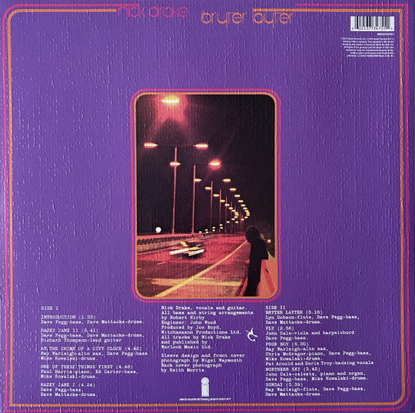 Nick Drake - Pink Moon Vinyl LP (Limited Edition) | Folk & Acoustic Music for Relaxation, Study & Chill Vibes