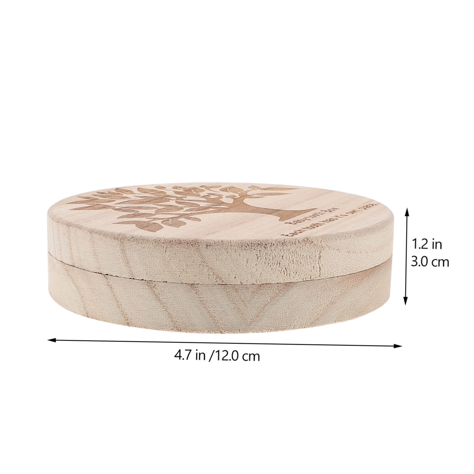**ifundom Wooden Baby Teeth Keepsake Box - Organizer for Lost Teeth, First Tooth & Milestone Memories - Perfect Baby Shower Gift & Childhood Memento Storage**    *(Use Case: Safely store baby's lost teeth, first tooth, or milestone keepsakes in this charming wooden box. Ideal for baby showers, memory preservation, and sentimental gift-giving.)*