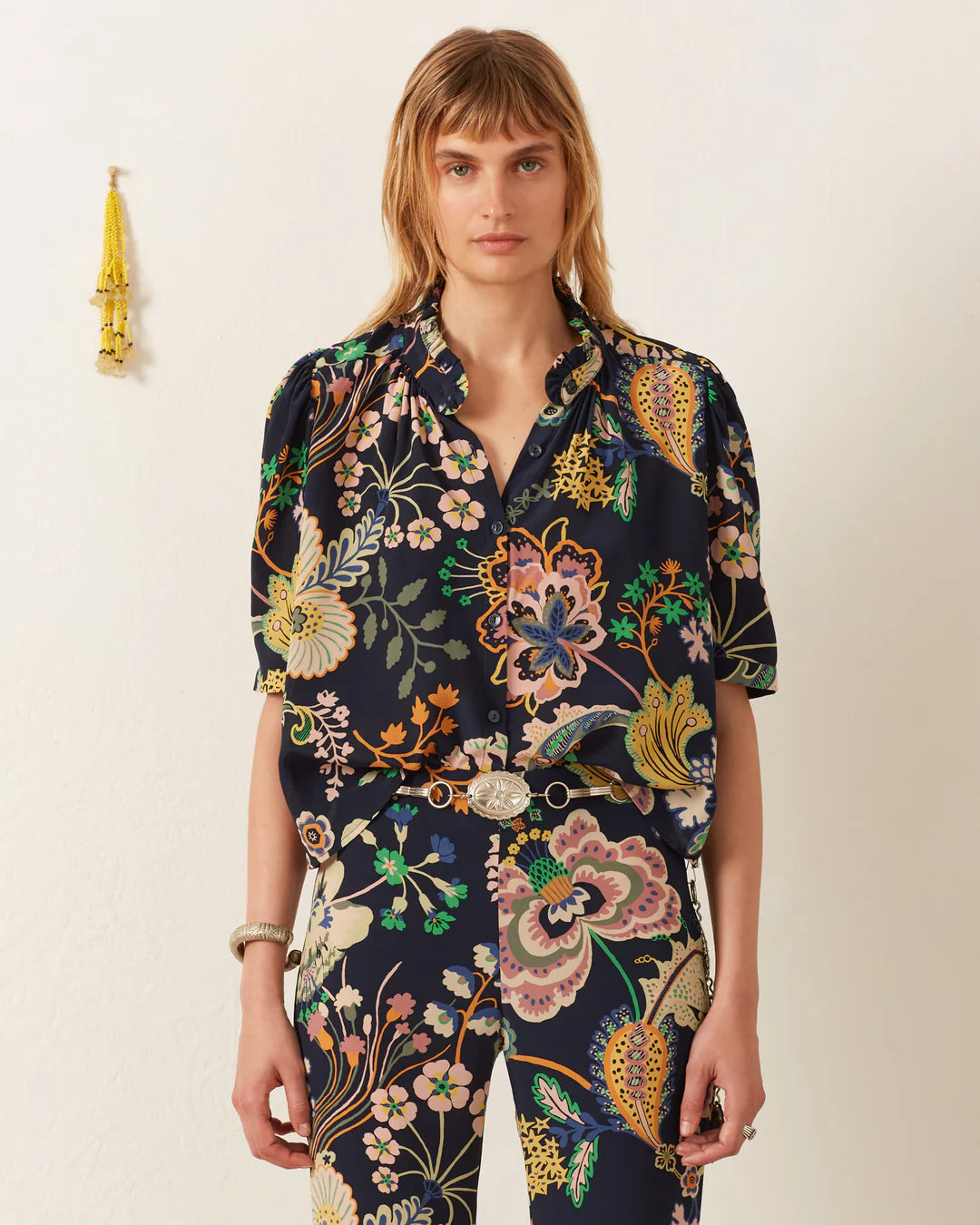 Alix Of Bohemia Winn Desert Flower Shirt - Vintage Floral Print Women's T-Shirt for Casual Wear & Boho Fashion