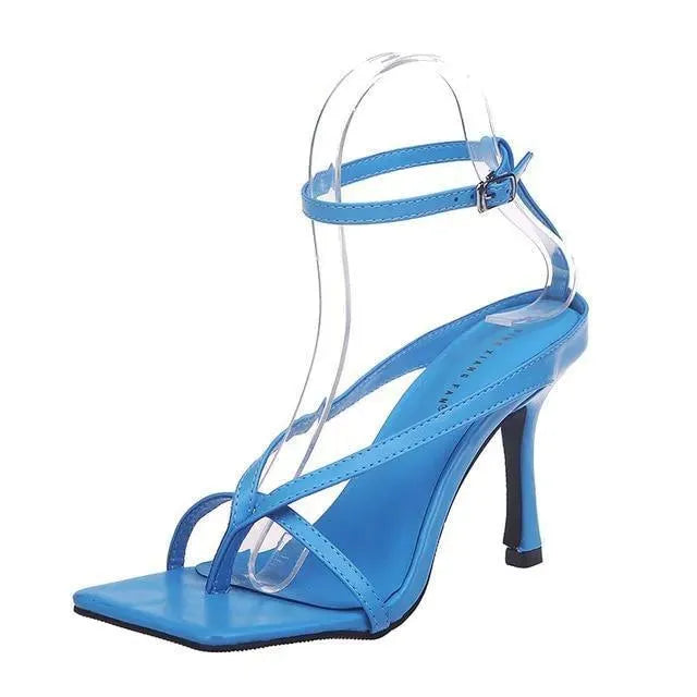 Strappy Open Toe Women's High Heel Sandals - Sexy Summer Dress Shoes for Weddings, Parties & Night Out