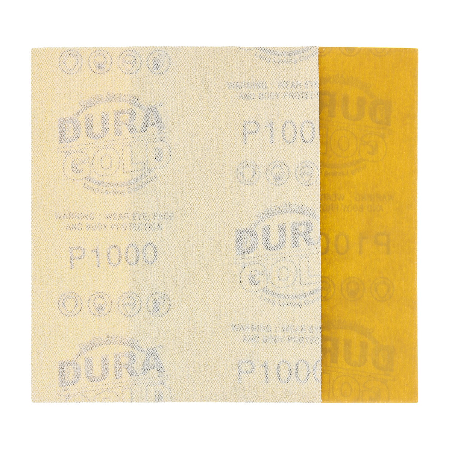 1000 Grit 1/4 Sheet Hook & Loop Sandpaper 5.5