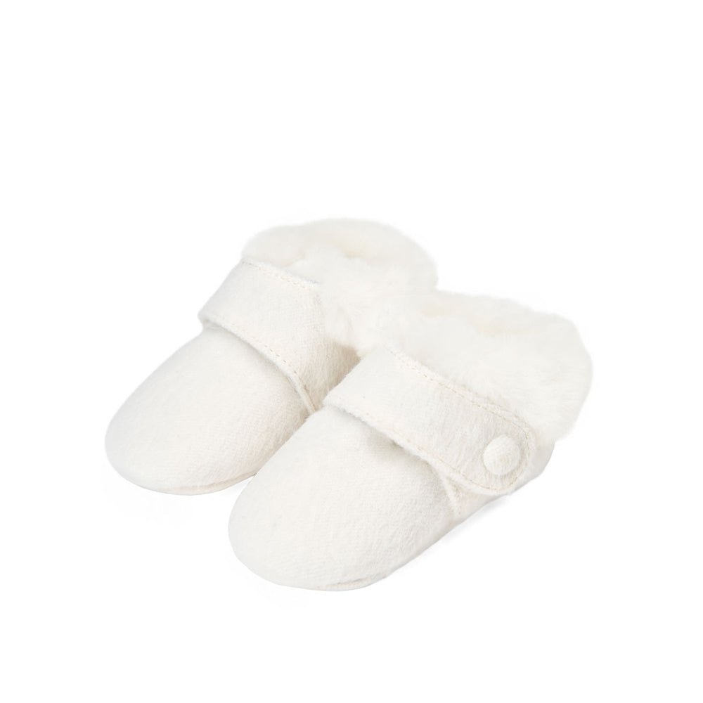 Premium MiniMuni Wool Slippers - Soft & Warm White House Shoes for Women & Men - Cozy Indoor/Outdoor Comfort for Winter, Lounge, and Relaxation at Home