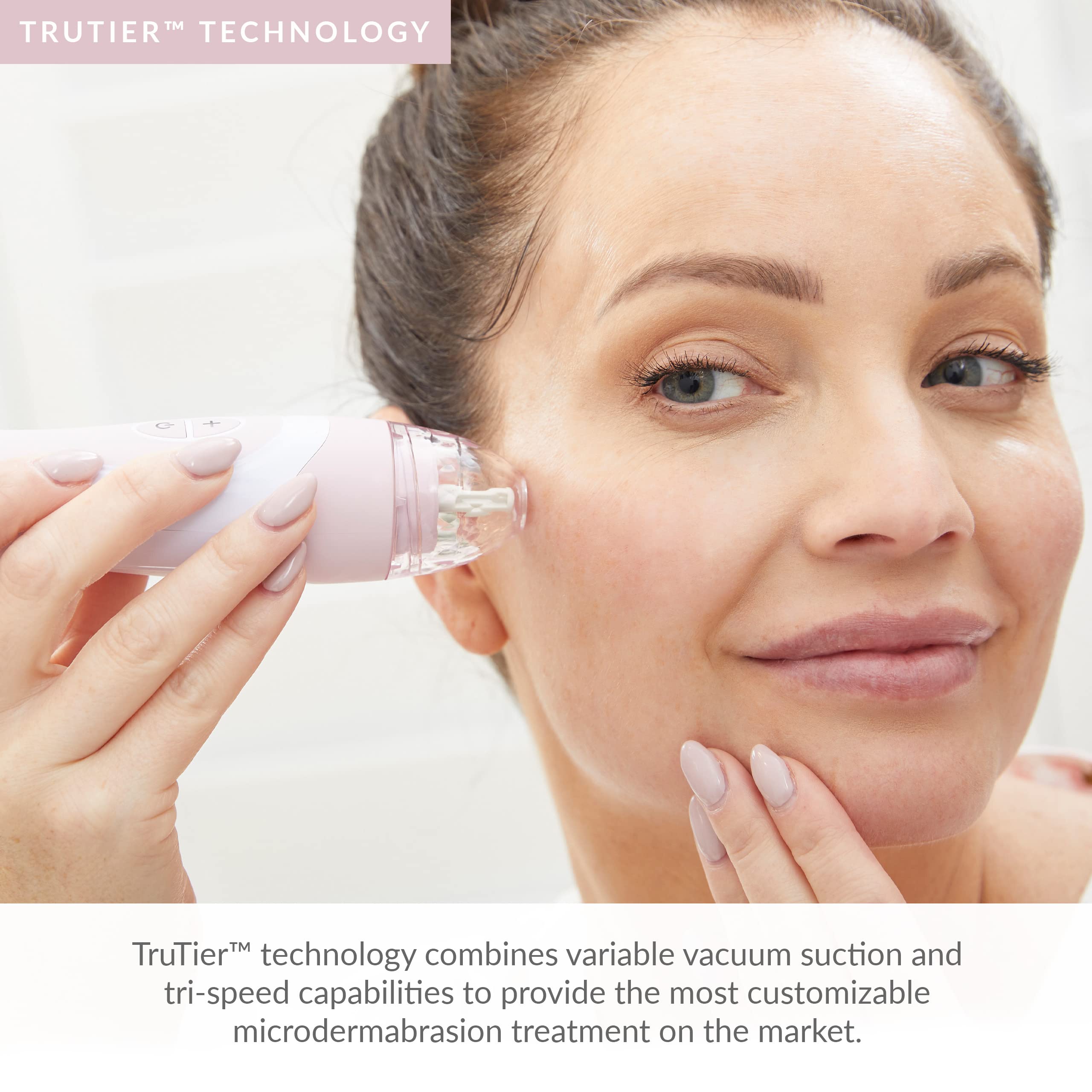 PMD Personal Microderm Elite Pro - At-Home Microdermabrasion Device for Face & Body - Exfoliating Crystals & Vacuum Suction Machine - 3 Speed Settings for Glowing Skin - Perfect for Anti-Aging, Blackhead Removal & Skin Rejuvenation at Home