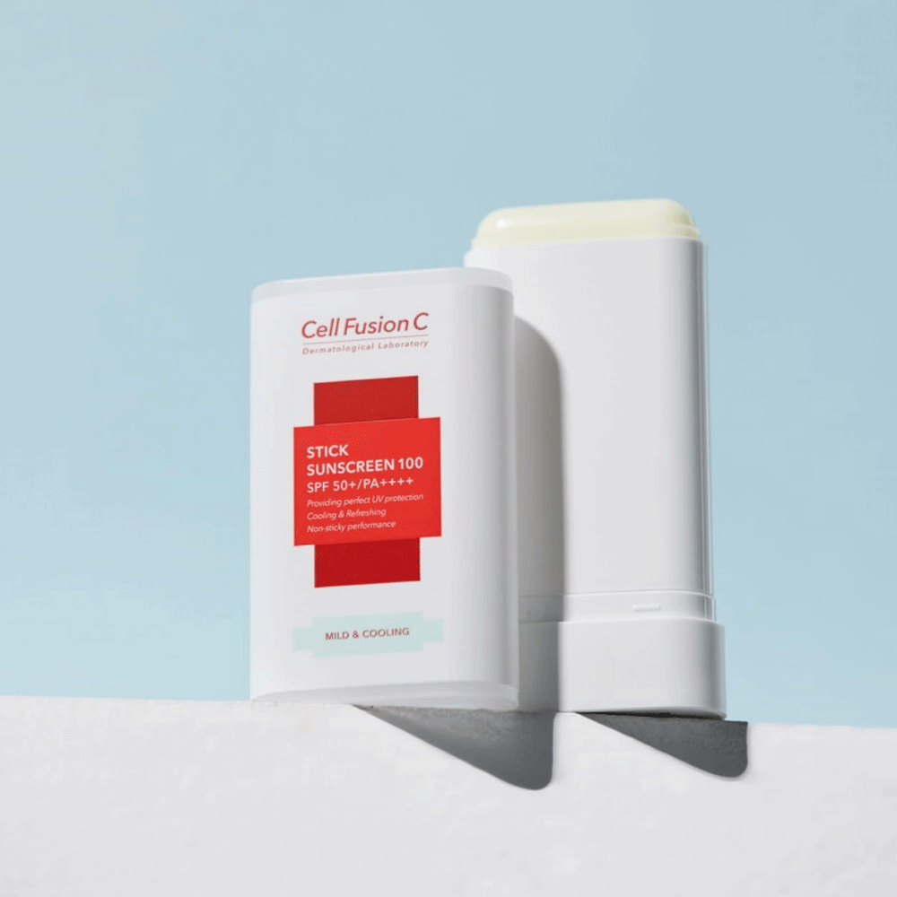 Cell Fusion C Stick Sunscreen SPF50+ PA++++ 19g - 100% Mineral Sunblock for Face & Body - Perfect for Outdoor Activities, Beach & Daily Sun Protection