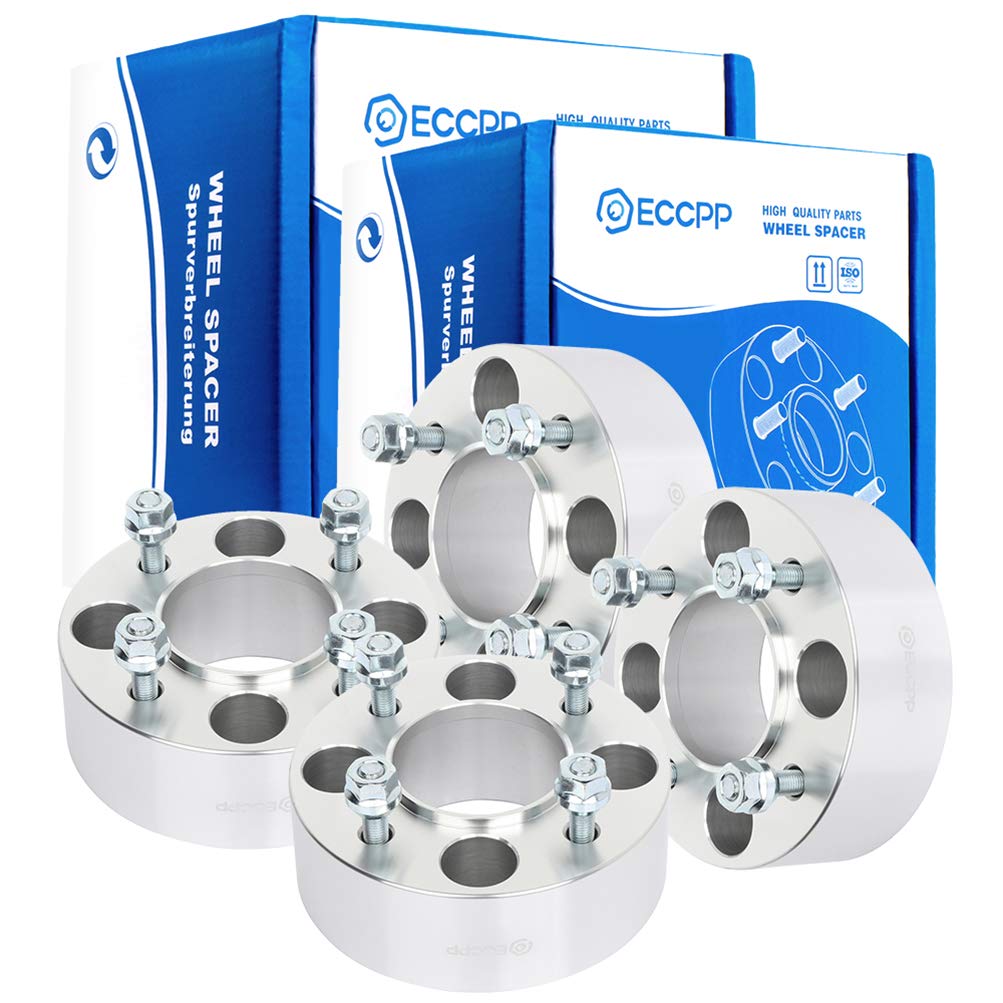 2 Inch Wheel Spacers 4x110 Bolt Pattern 74.1mm Hub Bore with 10x1.25 Lug Nuts - Compatible with Suzuki LT-A750 KingQuad, Yamaha YFB250 Timberwolf 2x4, Honda TRX420FPM Rancher 4x4 - 4PCS Set - Enhance Off-Road Performance & Stability