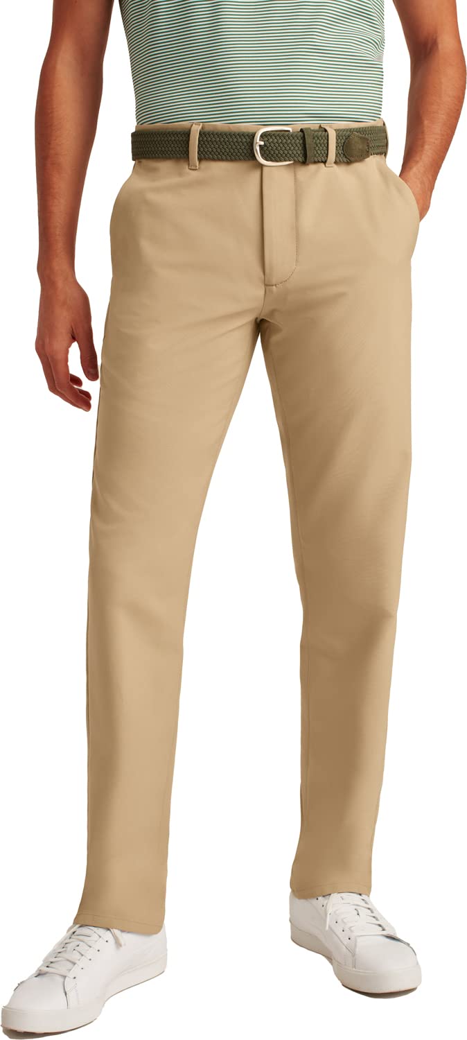 Bonobos Men's Performance Link Slim Pants - Comfortable Stretch Dress Pants for Work & Travel - Office Wear, Business Casual & Professional Outfits