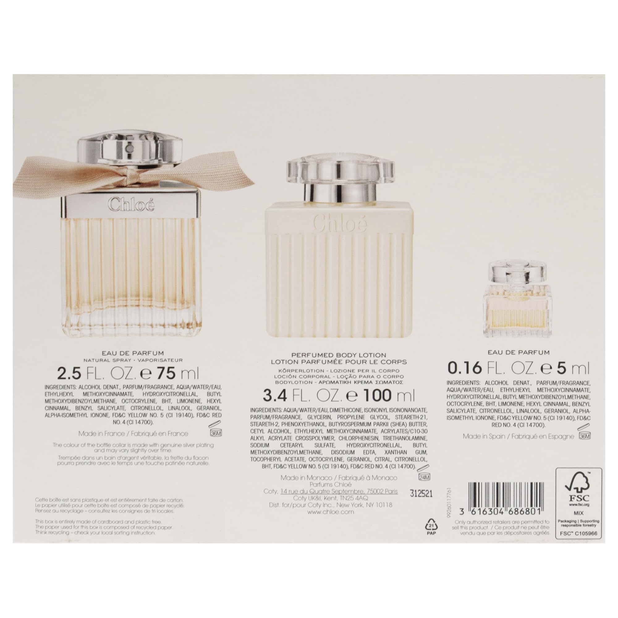 Chloe Perfume Gift Set for Women - 3 Piece Fragrance Collection with Eau de Parfum, Body Lotion & Travel Spray | Perfect for Birthday, Anniversary & Valentine's Day Gifts