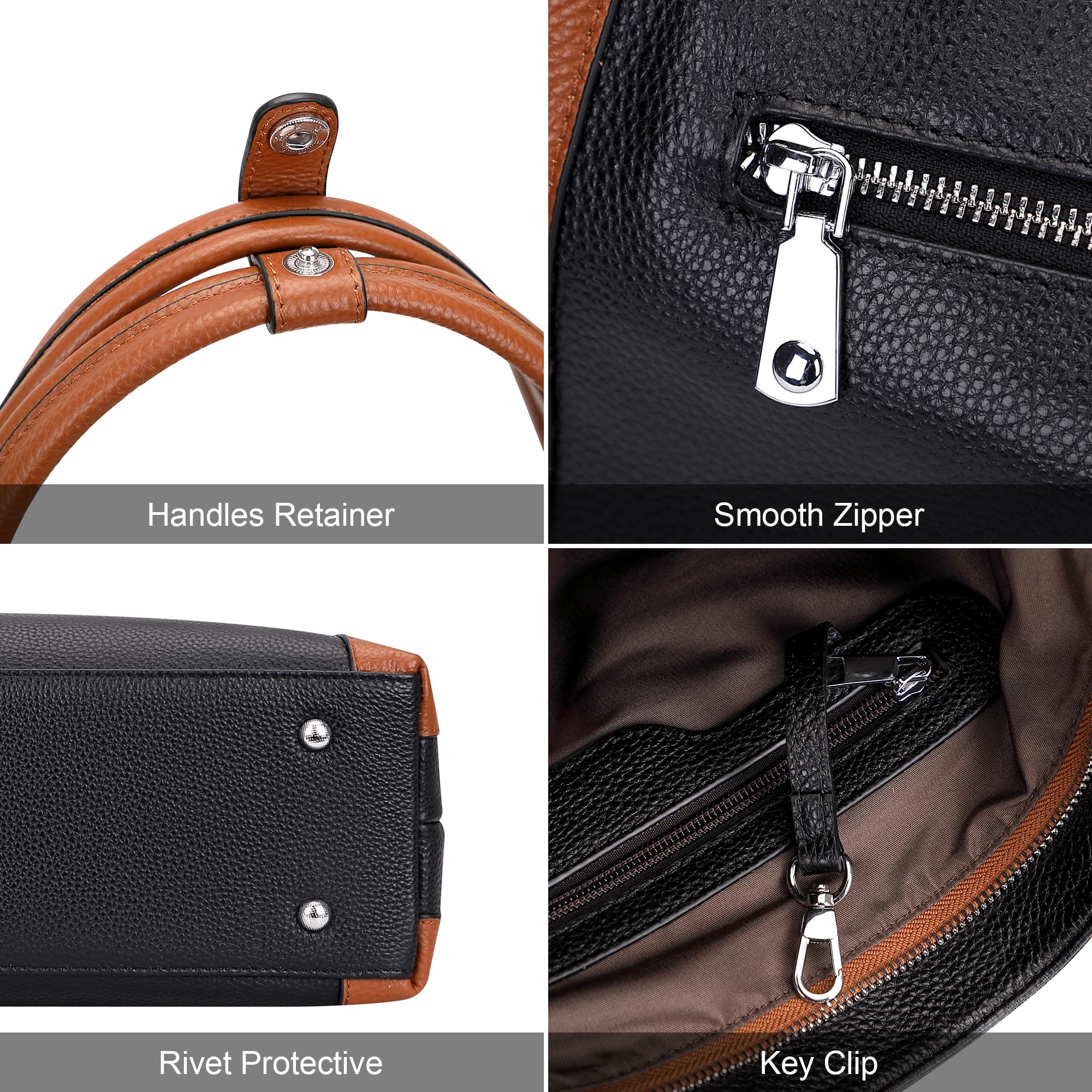 Premium Soft Leather Handbags for Women - Stylish Shoulder Hobo Bag & Large Tote Crossbody Purse - Perfect for Work, Travel & Everyday Use