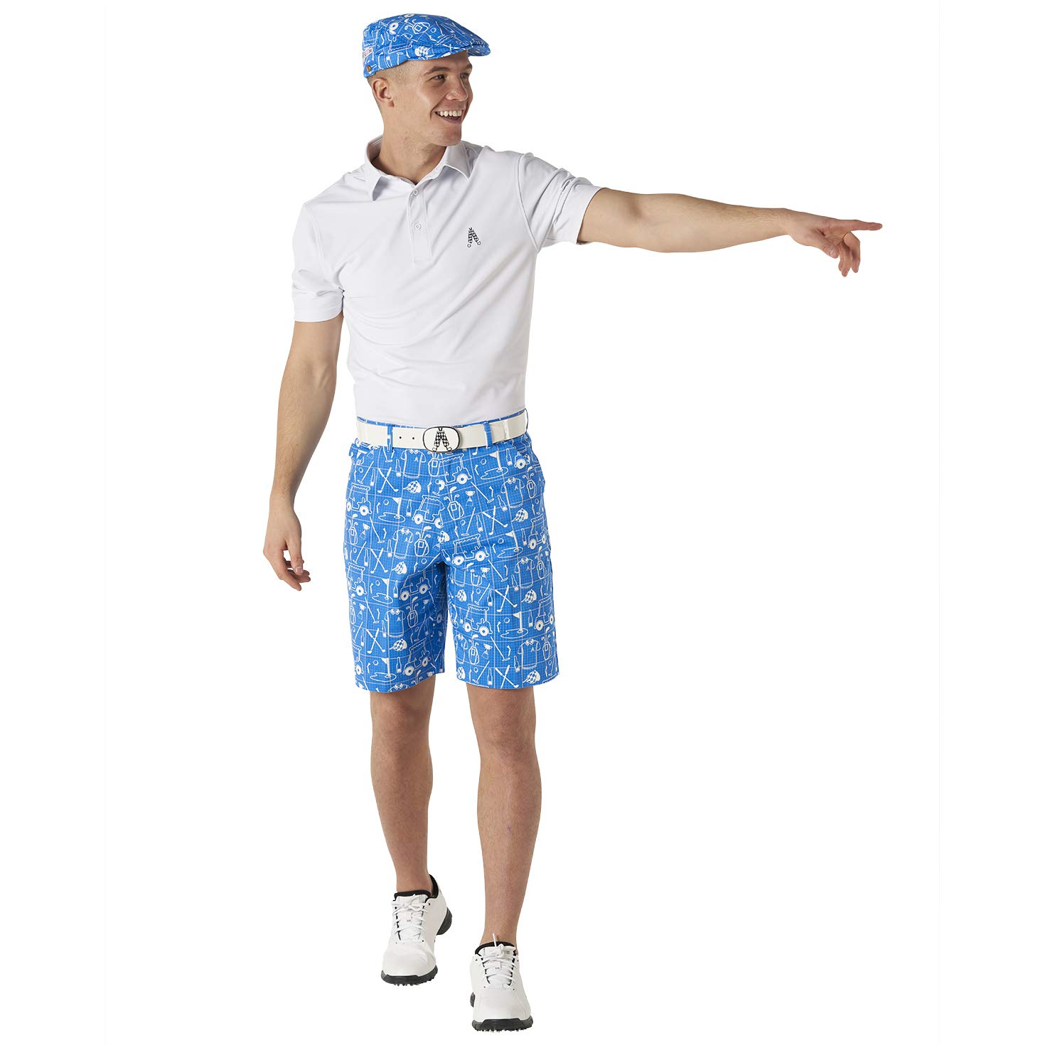 Funny Golf Hats for Men - Royal & Awesome Flat Cap for Golfers