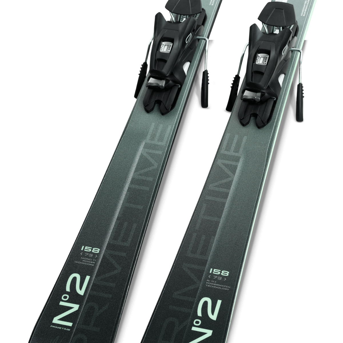 Elan PRIMETIME No.2 W PS Ski with EL 9.0 DB586018 Binding 2025 - Perfect for All-Mountain Skiing and Freeride Adventures