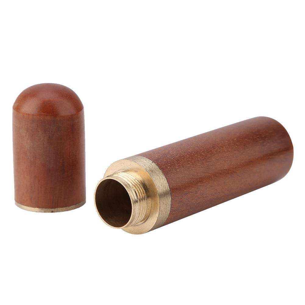 Wooden Needle Storage Box - Sewing Needle Organizer with Safety Lid, Pin Holder Container for Sewing Accessories - Perfect Gift for Women & Crafters (Coffee Brown) - Ideal for Quilting, Embroidery & Knitting Projects