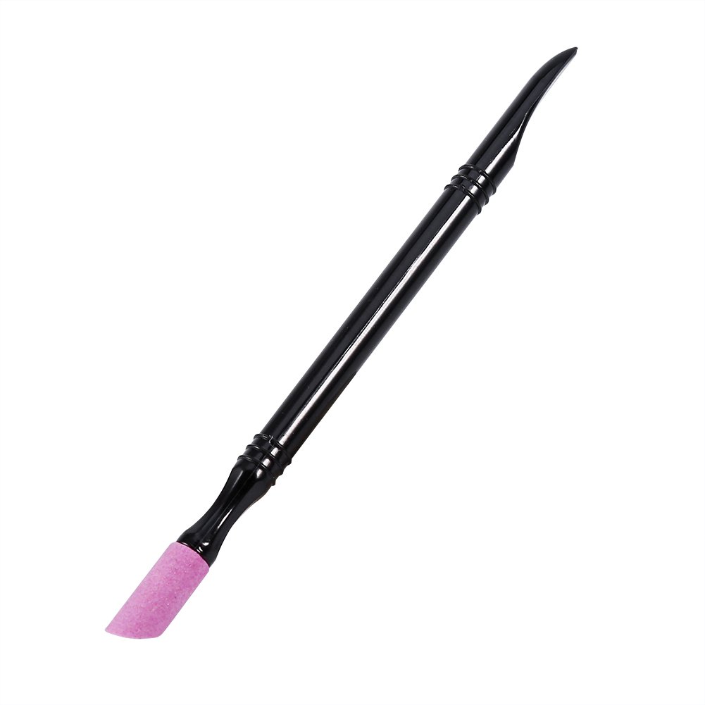 Washable Nail Stick Pen & Cuticle Pusher - Professional Quartz Nail Tool for Salon & Home Use - Perfect for Manicures, Pedicures & DIY Nail Care