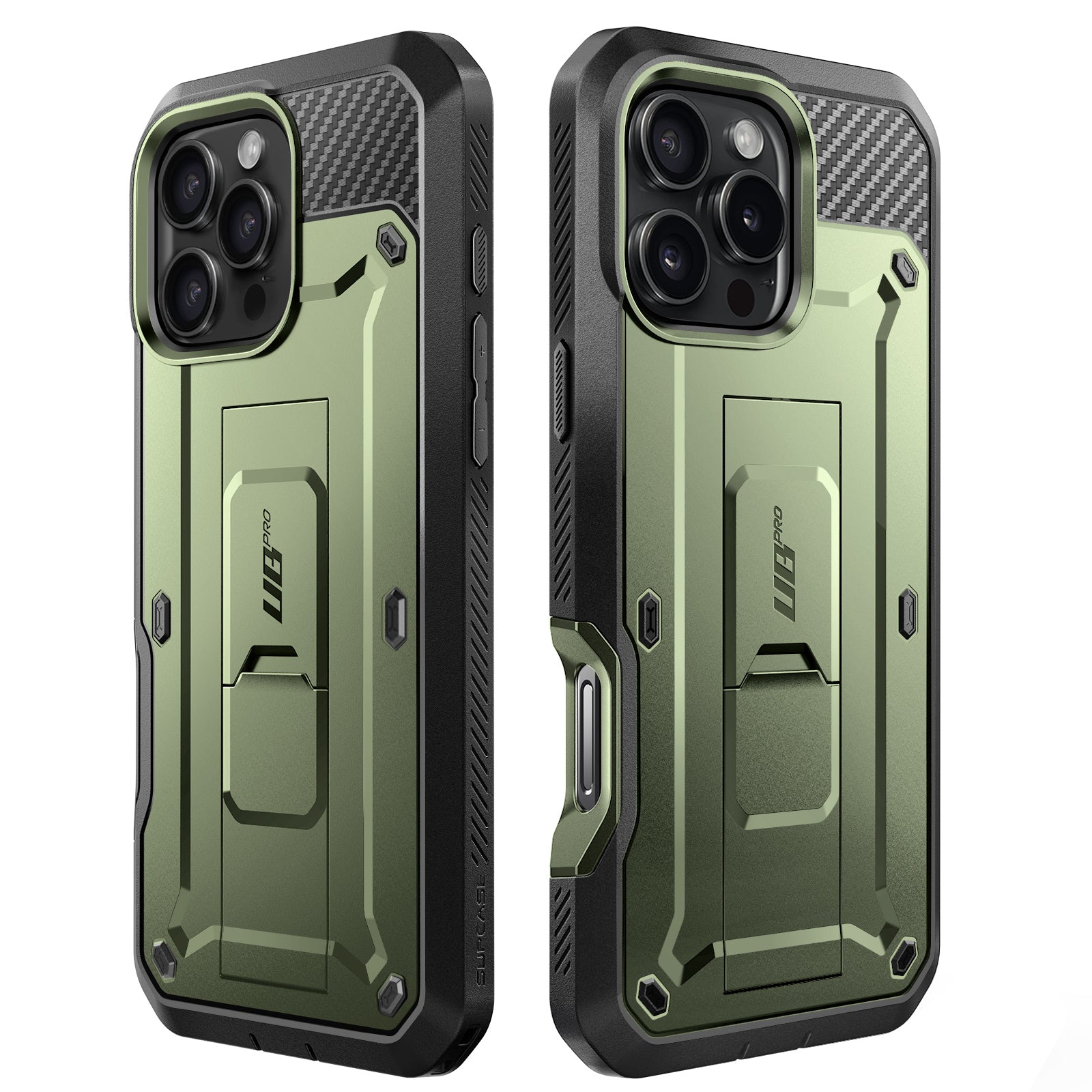 iPhone 16 Pro Max 6.9 Inch Unicorn Beetle PRO Rugged Case - Heavy Duty Protection, Shockproof & Anti-Scratch Cover - Perfect for Outdoor Adventures, Construction Work & Extreme Sports (Dark Green)