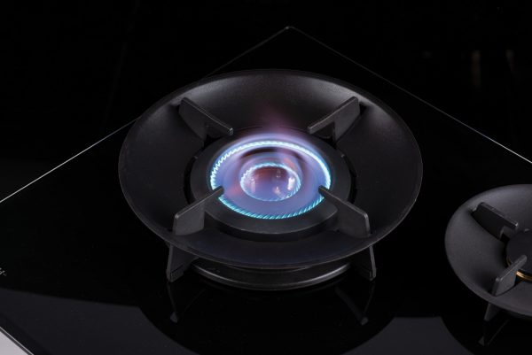 FH GS7030 SVGL 3-Burner Gas Stove Cooktop - High Efficiency Stainless Steel Gas Hob for Home Kitchen Cooking, Grilling & Outdoor Camping
