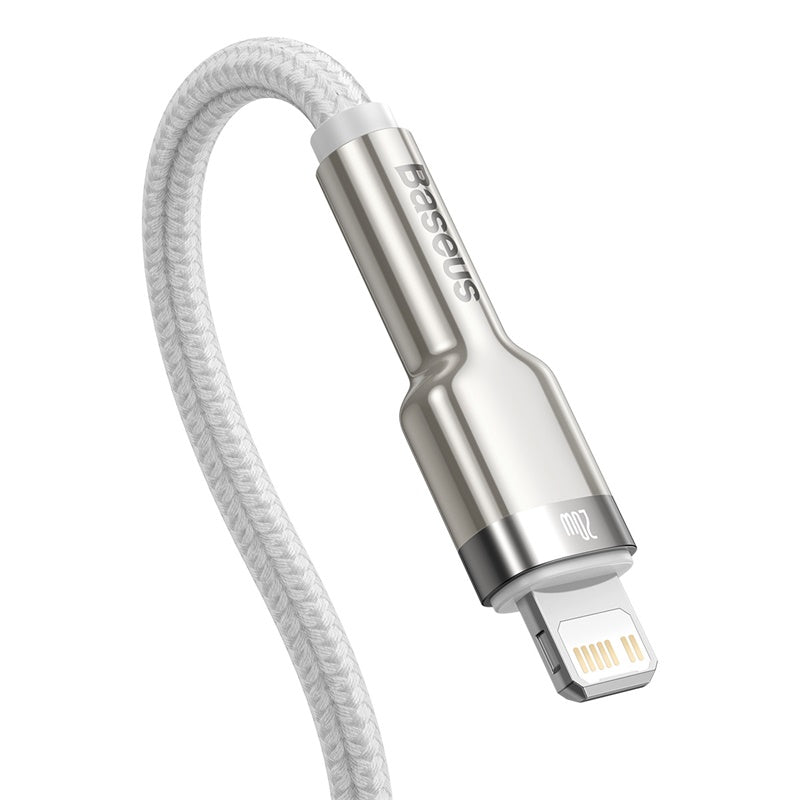 Baseus Premium Cafule Series 1M USB-C to Lightning Fast Charging Cable 20W - Durable Metal Connector for iPhone, iPad, AirPods - Perfect for Home, Office & Travel Charging