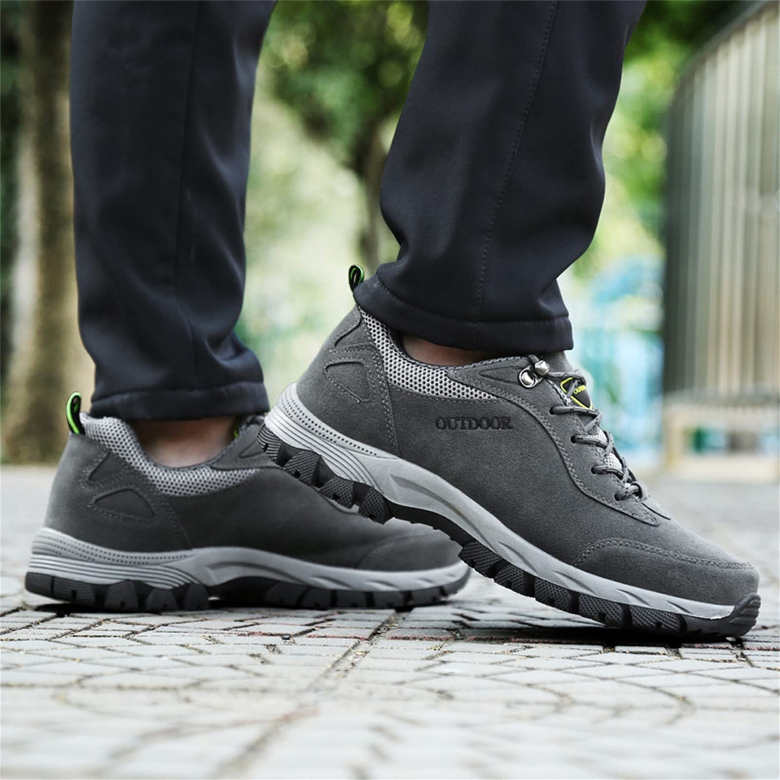 **Men's Waterproof Hiking Boots - Lightweight Non-Slip Trekking Shoes for Outdoor, Hunting & Winter Adventures | Comfortable Wide Fit for Hiking & Motorcycle Safety**    *(Perfect for mountain trails, camping, and rugged terrain – ideal for all-season outdoor activities!)*