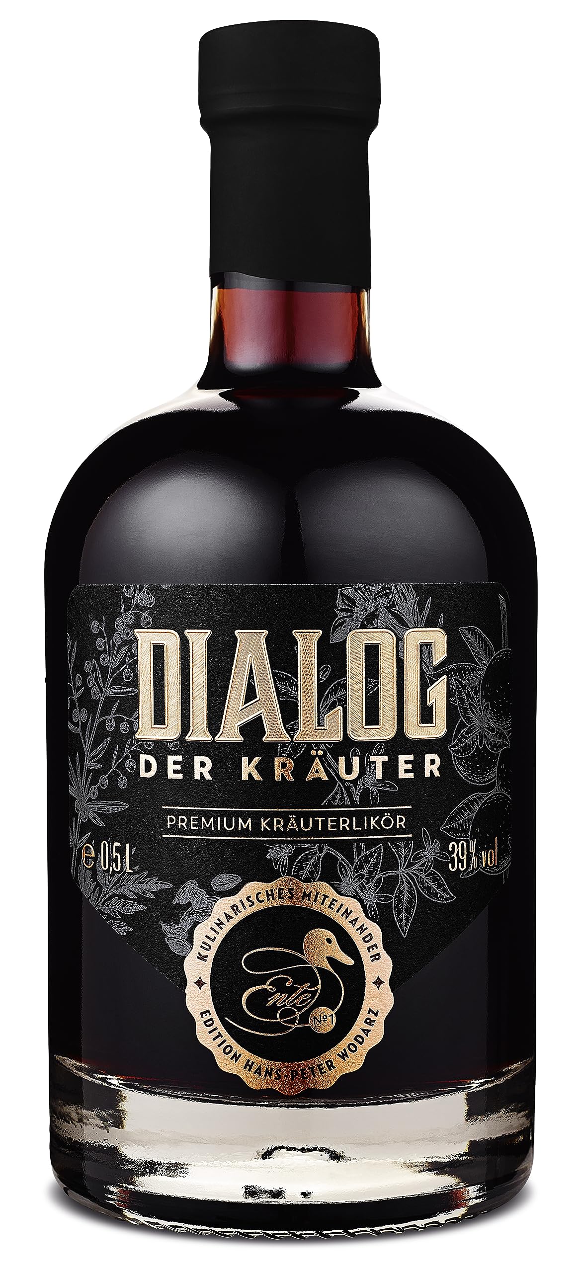 Premium Wajos Dialog der Kräuter Herbal Liqueur 500ml, 39% Vol - Exquisite German Spirit Gift for Men & Women - Perfect for Cocktails, After-Dinner Drinks & Special Occasions