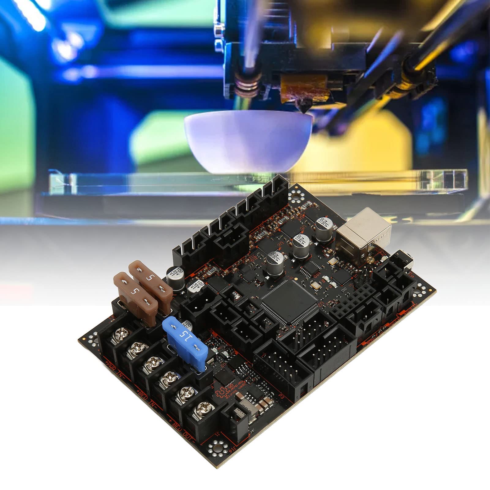 Yoidesu 3D Printer Motherboard - Einsy Rambo 1.2e with TMC2130 SPI Drive Mode for Prusa i3 MK3/3S | High-Performance 3D Printer Accessories | Perfect for DIY Printing, Prototyping & Maker Projects
