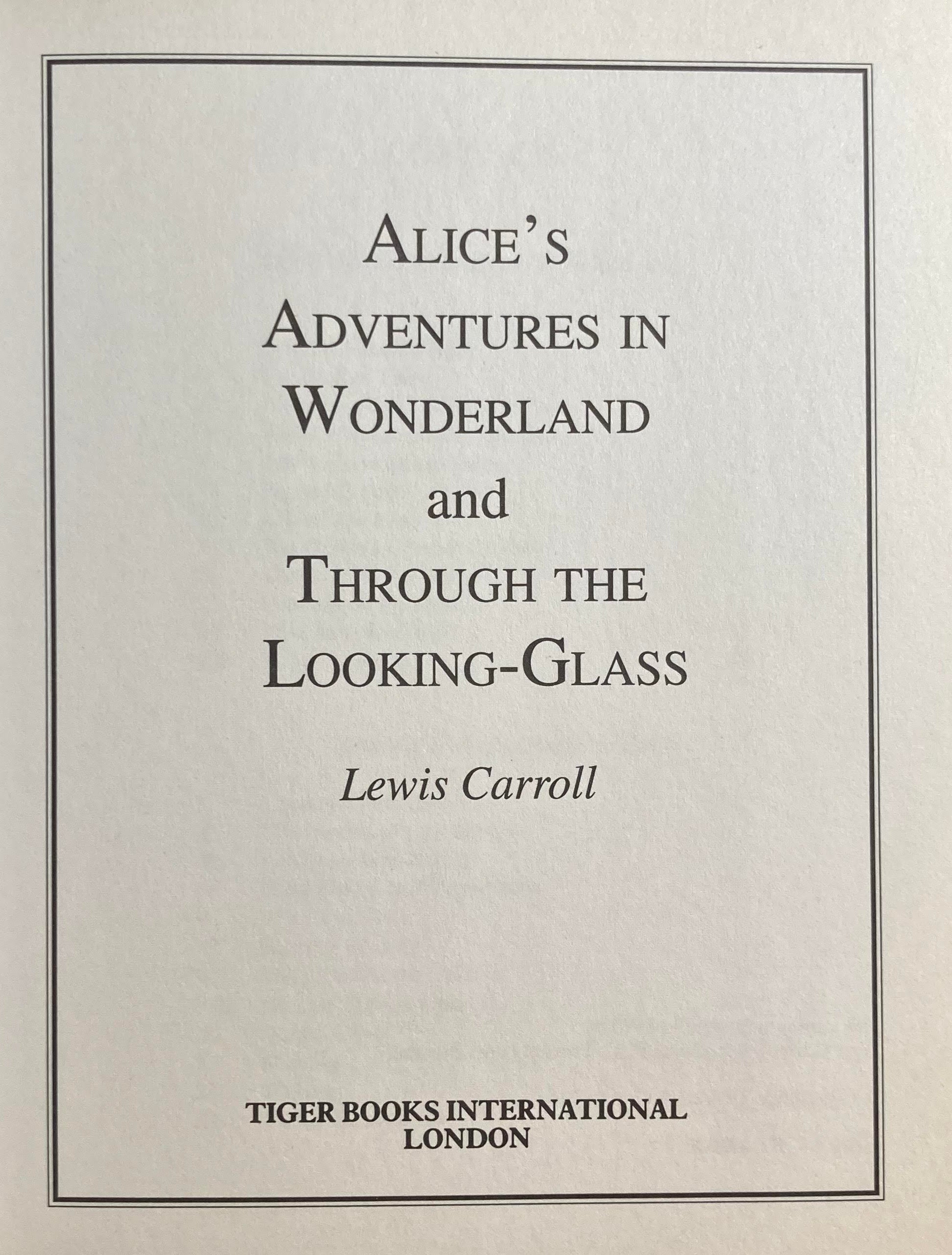 Alice’s Adventures in Wonderland & Through the Looking Glass - Classic Fantasy Book by Lewis Carroll - Perfect for Kids' Bedtime Reading & Book Club Discussions