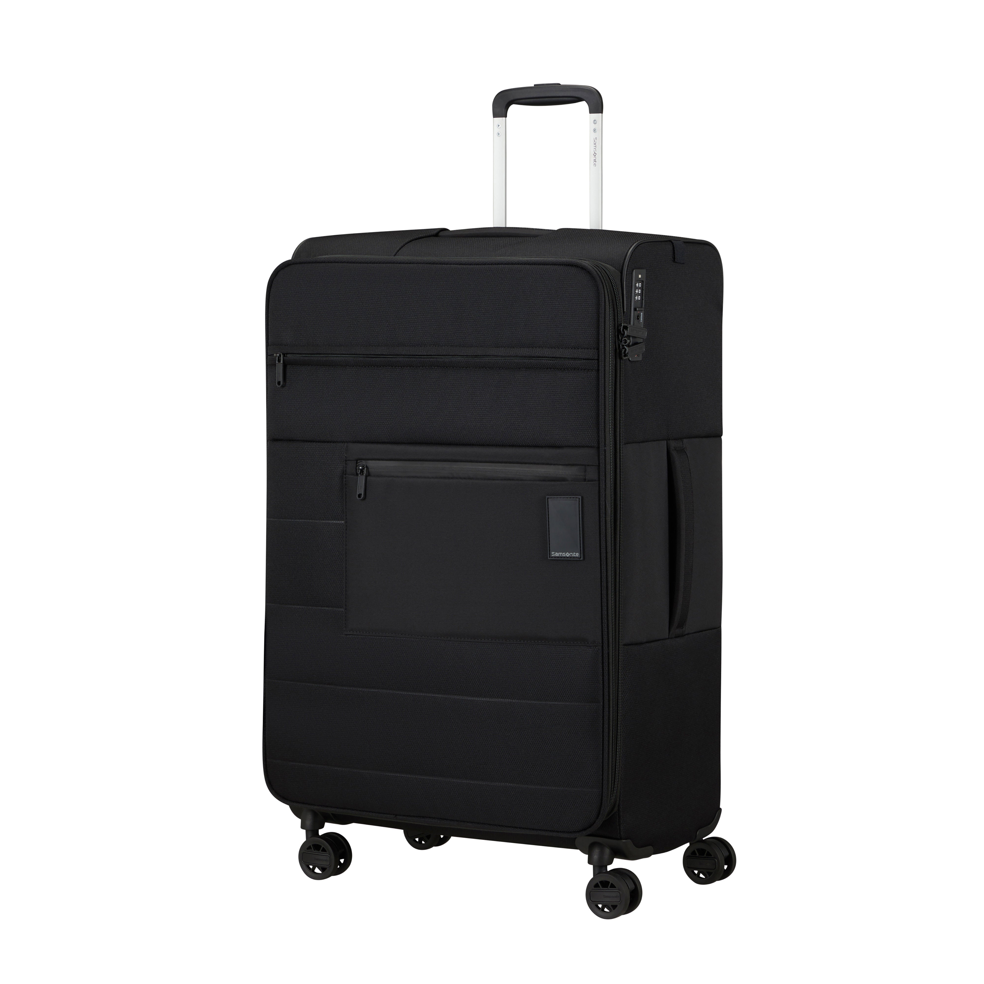 Samsonite Vaycay 3 Piece Spinner Luggage Set - Lightweight Expandable Suitcase with 360° Wheels for Travel, Vacation & Business Trips (Black)