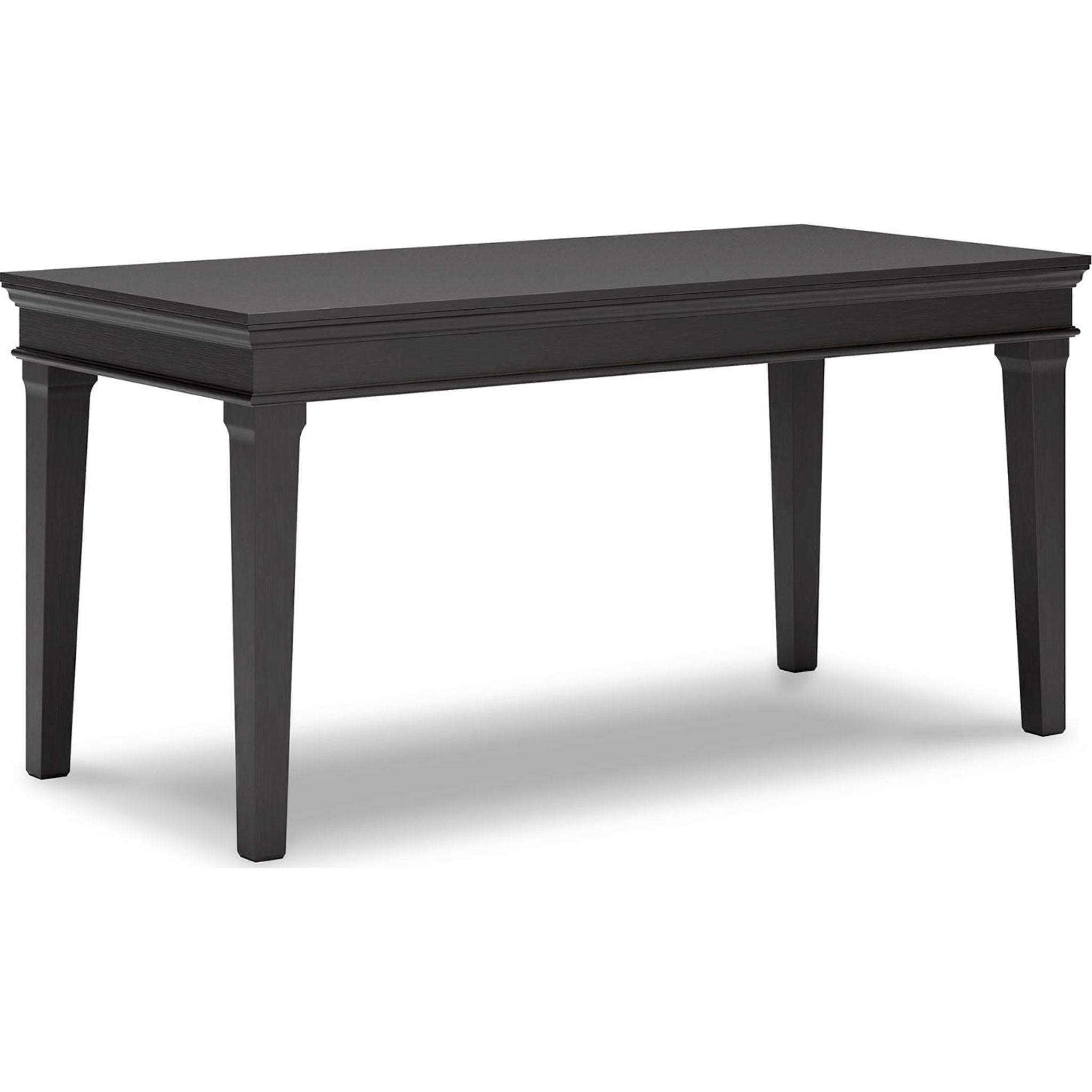 Beckincreek Black Office Desk - Modern Writing Desk for Home & Office Workspace, Study, and Small Spaces
