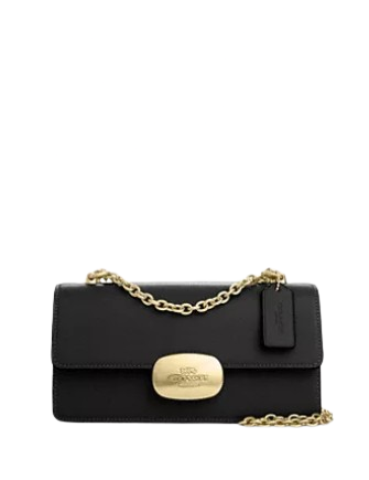Coach Eliza Flap Crossbody Bag for Women - Stylish Leather Shoulder Purse with Adjustable Strap | Perfect for Work, Travel & Everyday Use
