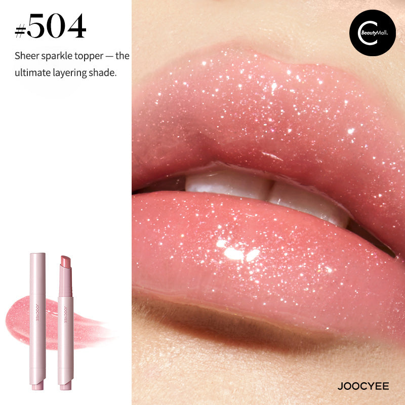 Joocyee Glass Mirror Solid Lip Gloss - High Shine Hydrating Lipstick, Long Lasting Non-Sticky Lip Gloss for Women - Perfect for Daily Wear, Date Night & Special Occasions