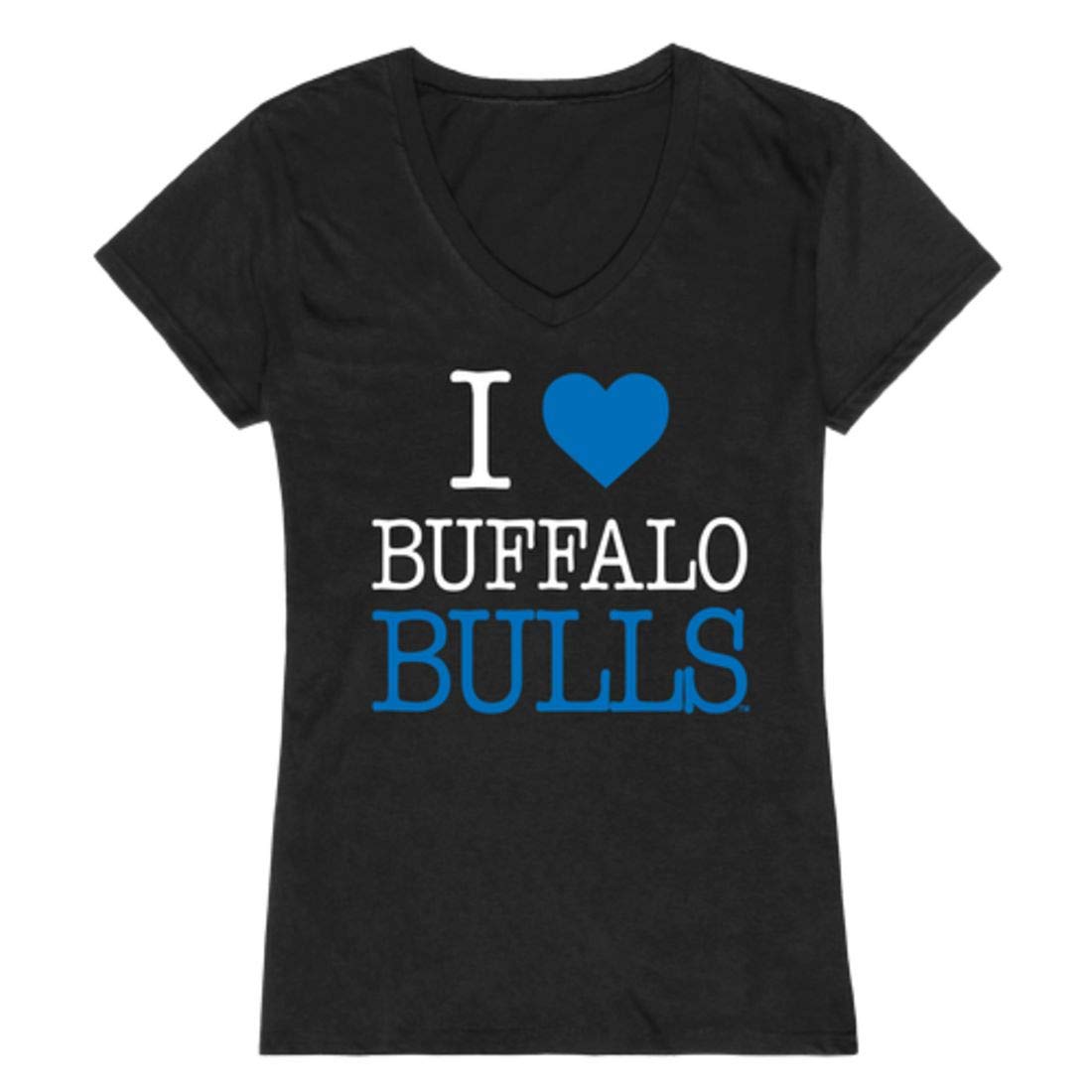 Buffalo Bulls Women's T-Shirt - SUNY University at Buffalo Fan Apparel, Black Cotton Tee for Game Day & School Spirit