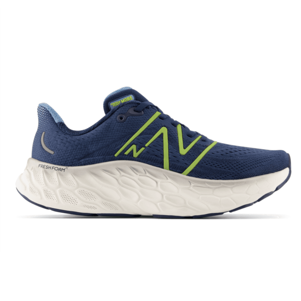 New Balance Men's Fresh Foam X More V4 Running Shoes - Lightweight Cushioned Sneakers for Jogging, Gym & Everyday Wear