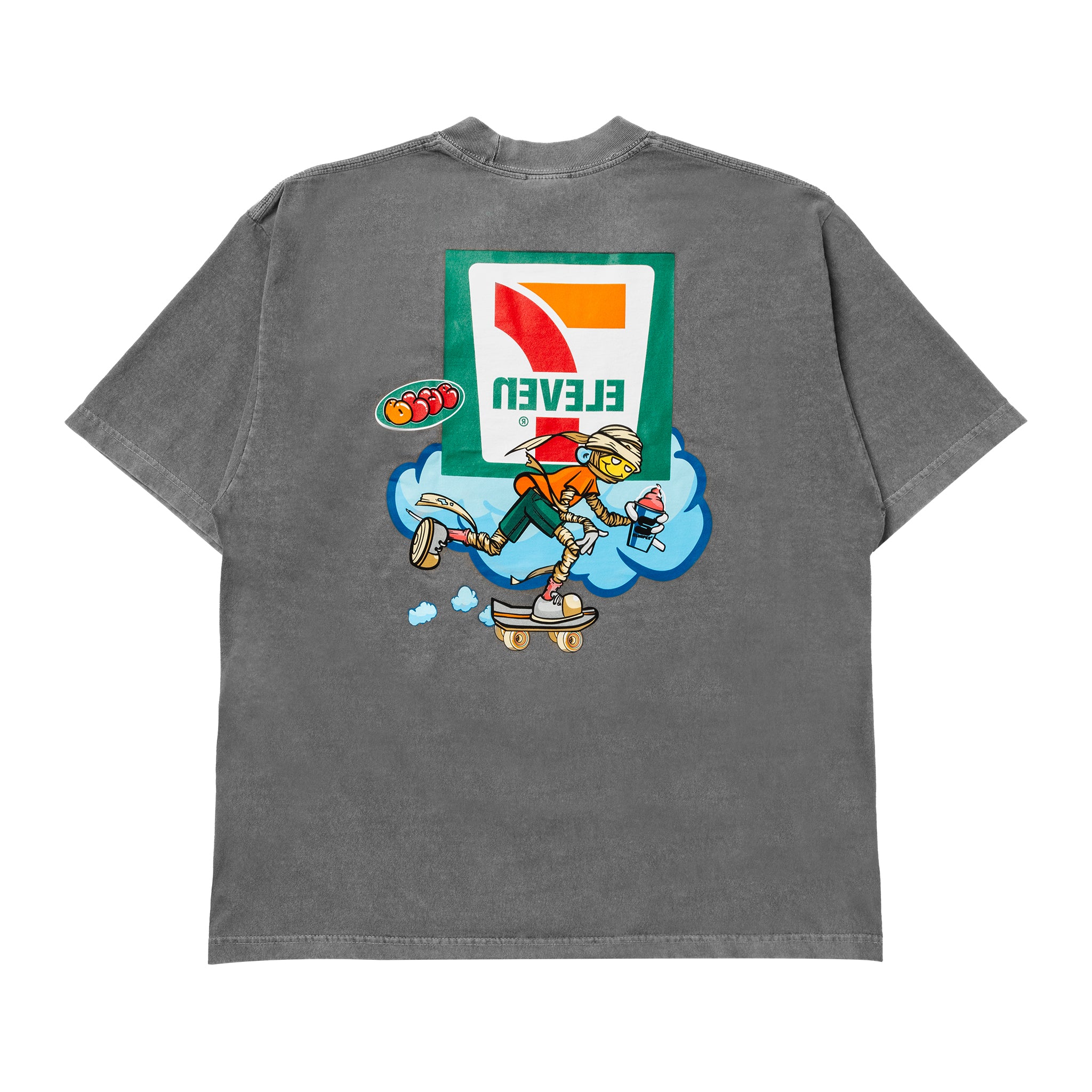 7 Eleven® x Blue the Great Mummy Graphic T-Shirt - Limited Edition Streetwear for Men & Women - Perfect for Casual Wear, Halloween Costumes & Urban Fashion