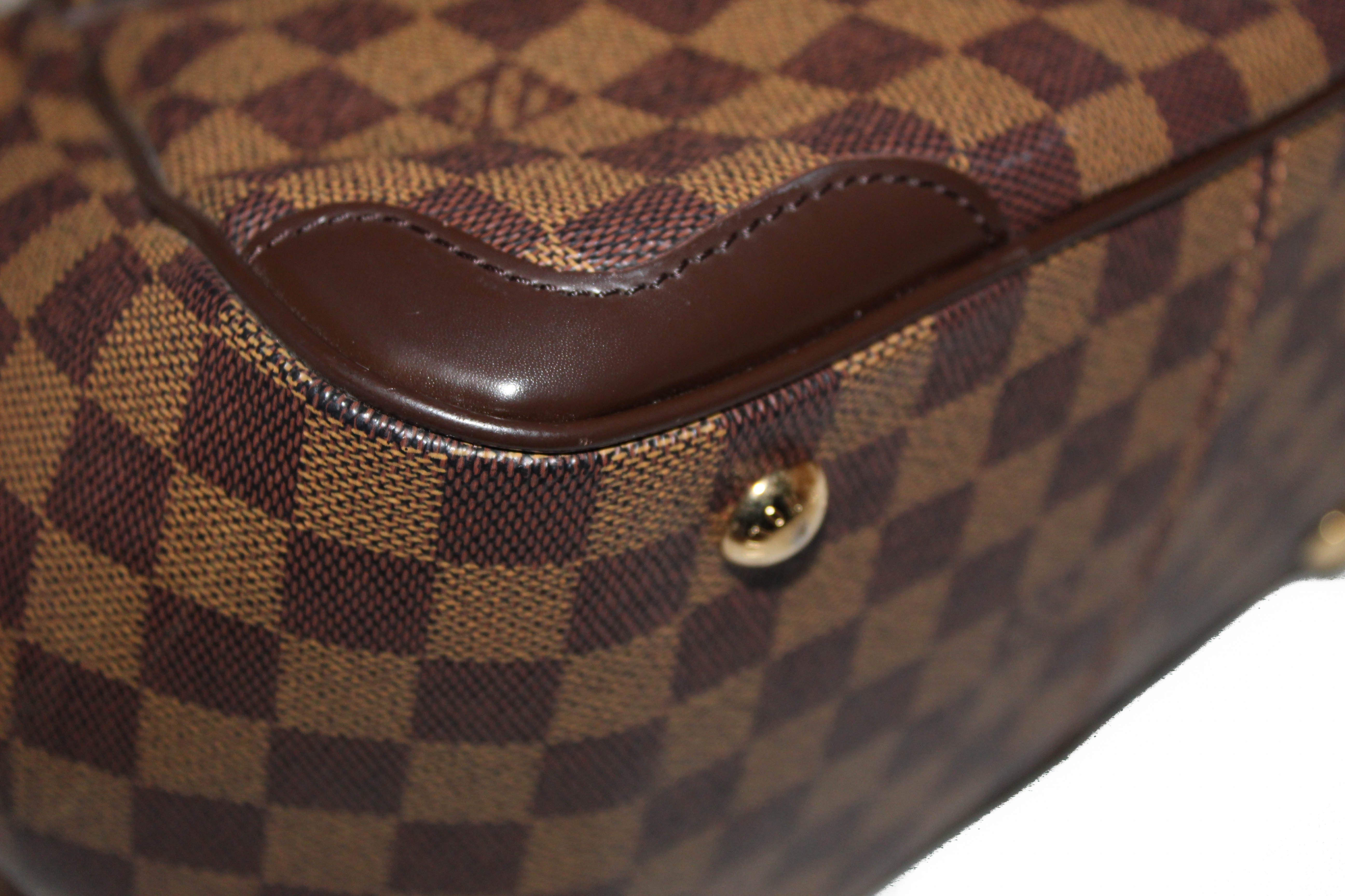 Authentic Louis Vuitton Damier Ebene Verona PM Crossbody Handbag for Women - Luxury Leather Shoulder Bag for Work, Travel & Everyday Use