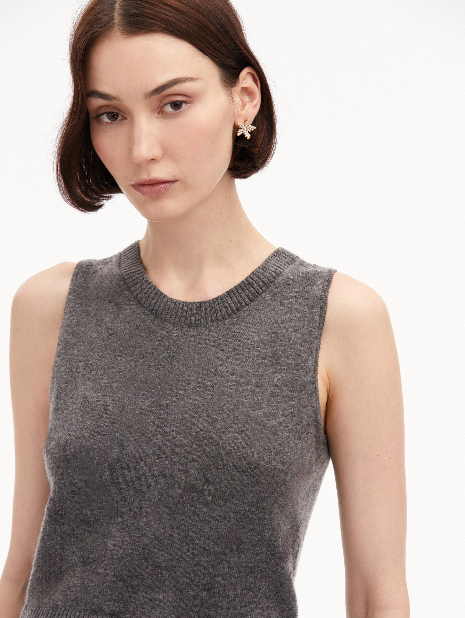 Soft Wool Blend Tank Top for Women - Comfortable & Stylish Casual Wear - Perfect for Layering, Office, and Everyday Outfits