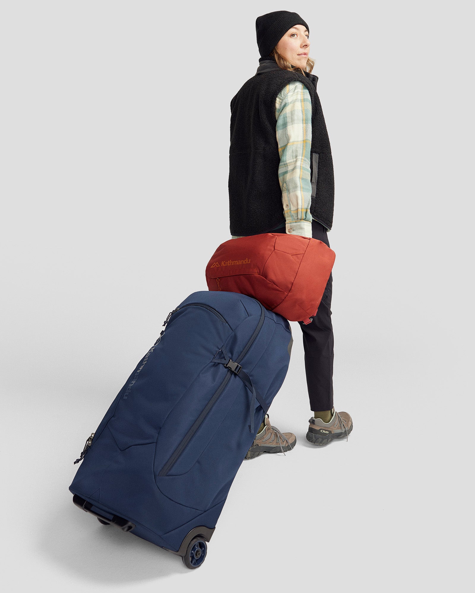 Gluon Beyond Backpack 18L Redwood - Lightweight Hiking Backpack for Men & Women - Perfect for Travel, Camping, and Outdoor Adventures