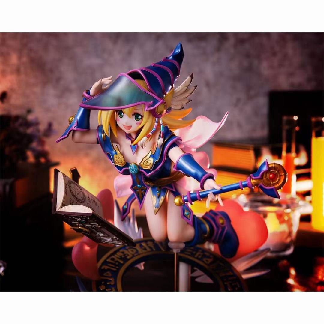 MEGAHOUSE Licensed Dark Magician Girl PVC Figure - Yu-Gi-Oh! Anime Collectible for Display & Gaming Room Decor