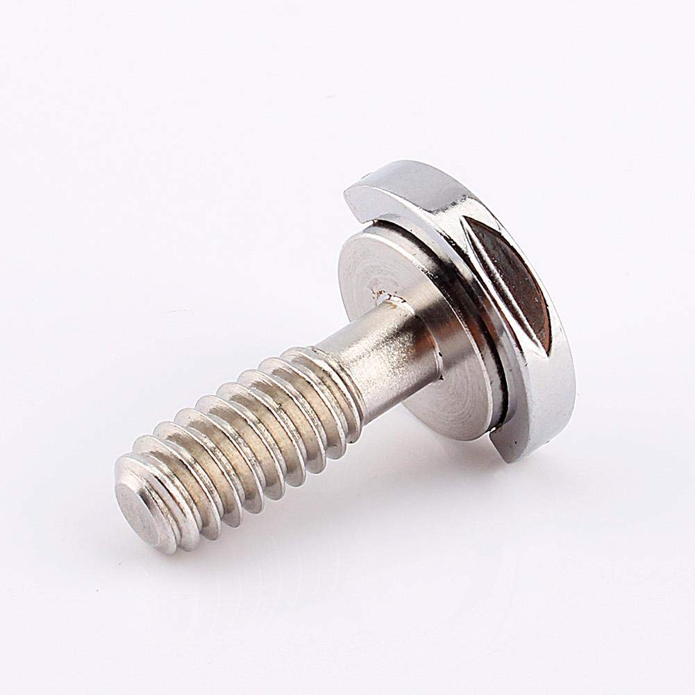1/4 Inch Stainless Steel Camera Mounting Screws - D Ring Screw Adapter for Tripod, Quick Release Plate & Monopod | Secure Camera Mounting for DSLR, Mirrorless & Action Cameras
