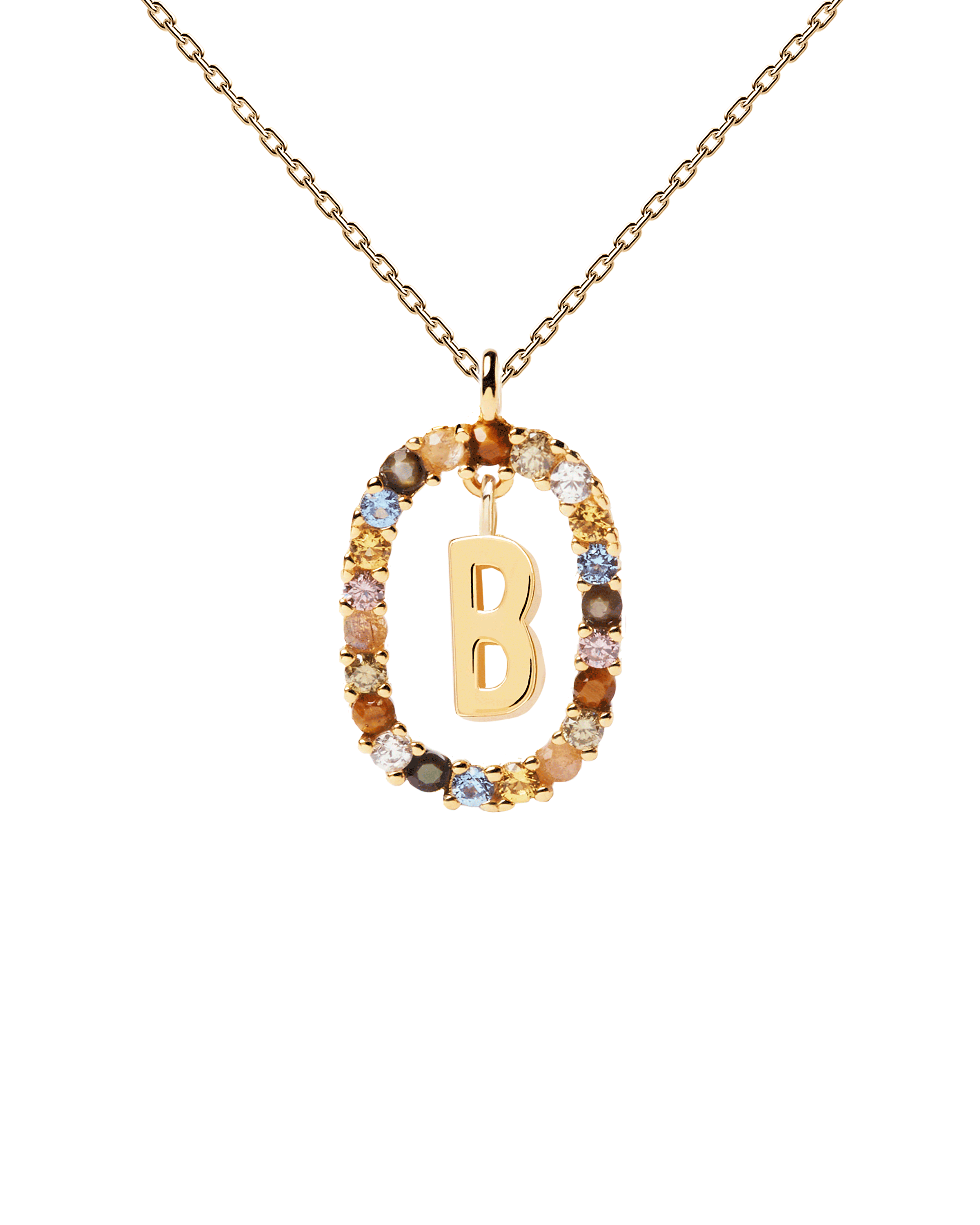 Letter B Necklace - Personalized Initial Necklace for Women, Sterling Silver or Gold Plated, Dainty Alphabet Pendant Jewelry - Perfect for Gifts, Birthdays, Anniversaries & Everyday Wear