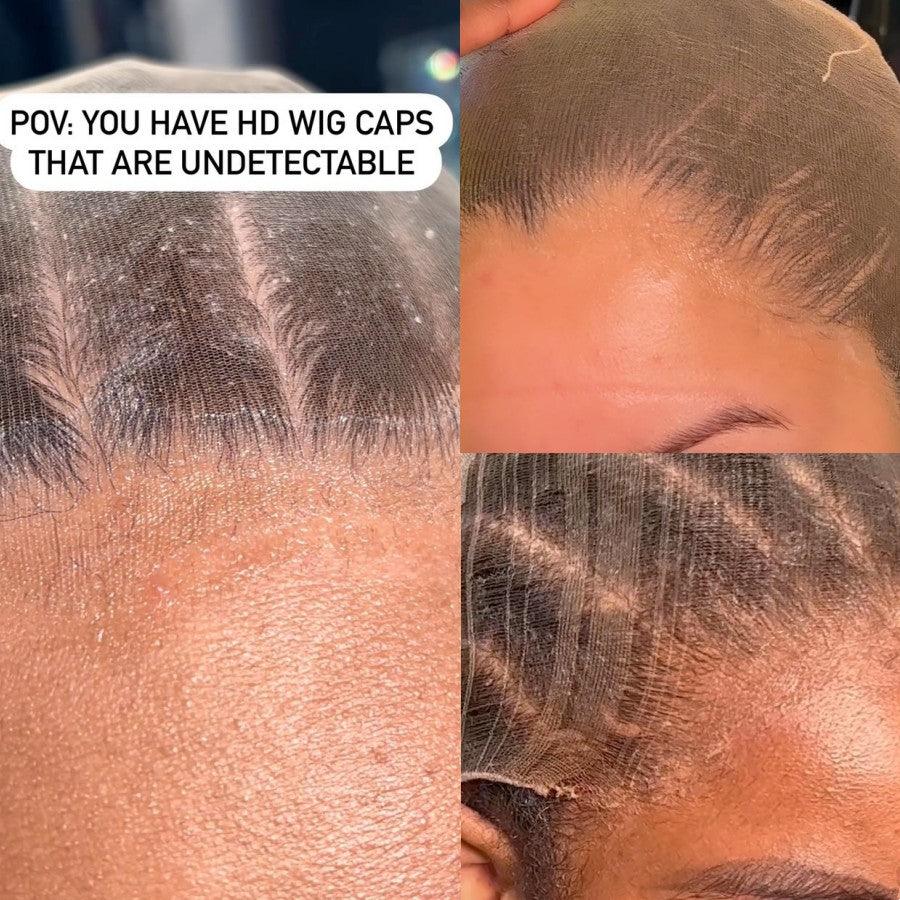HD Lace Wig Cap - 5 Pack Undetectable Invisible Wig Caps for Women | Perfect for Everyday Wear, Cosplay & Protective Styling