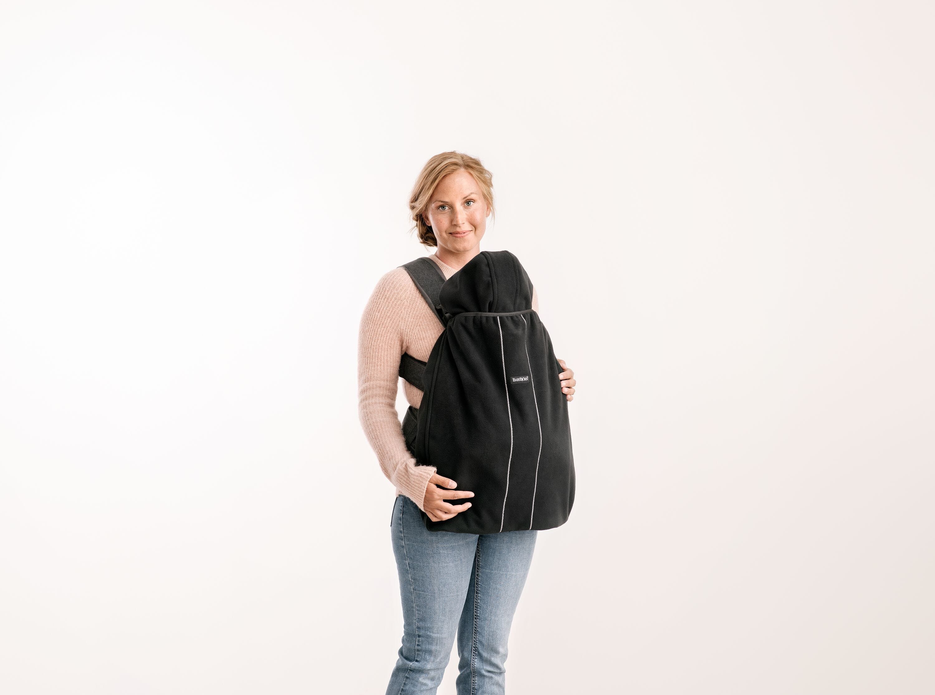 BabyBjorn Baby Carrier Free & Carrier Cover Bundle - Soft & Breathable Infant Carrier for Hands-Free Comfort - Perfect for Newborns, Travel, Hiking & Everyday Use