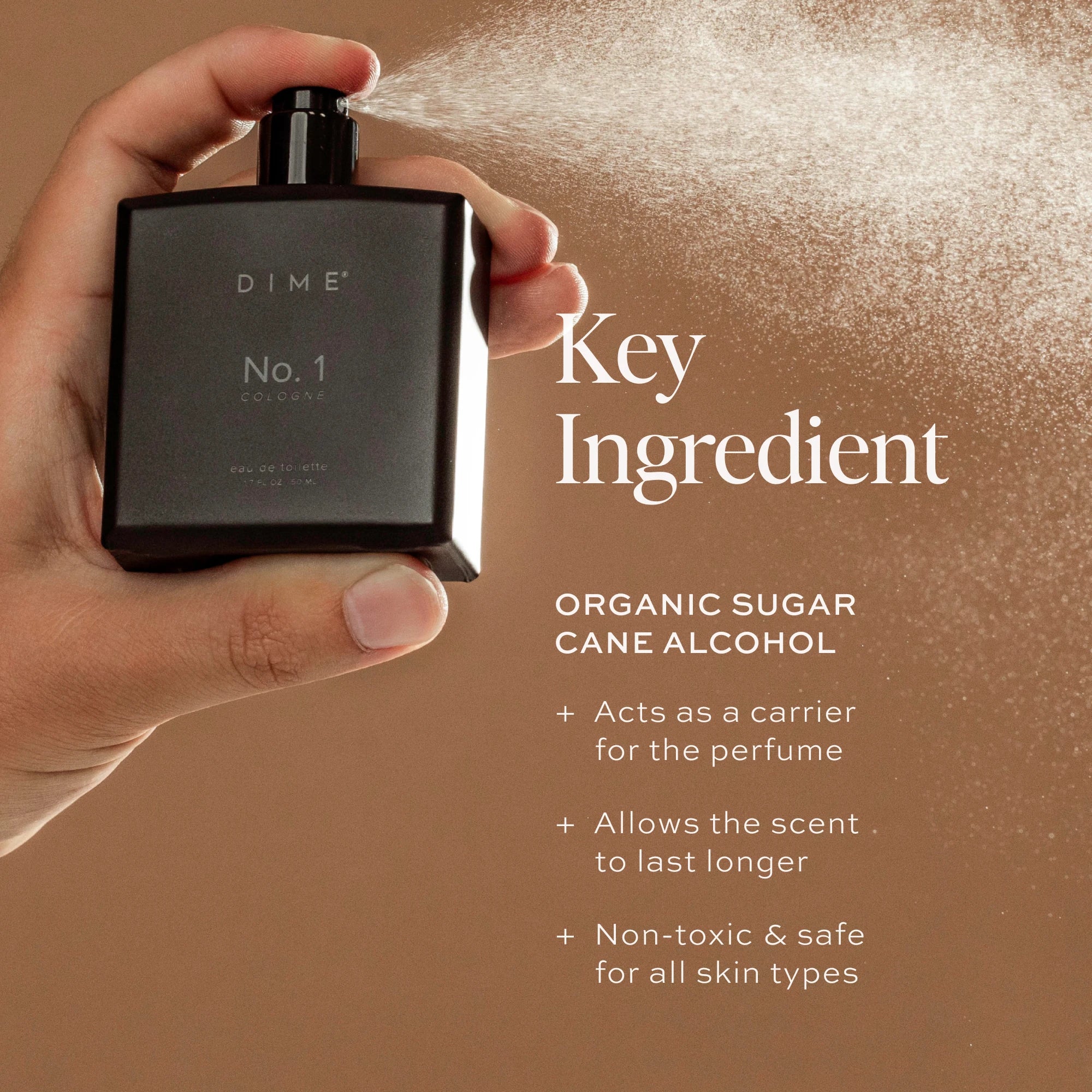 DIME No. 1™ Cologne for Men - Premium Long Lasting Fragrance | Fresh & Masculine Scent | Perfect for Date Night, Office & Special Occasions
