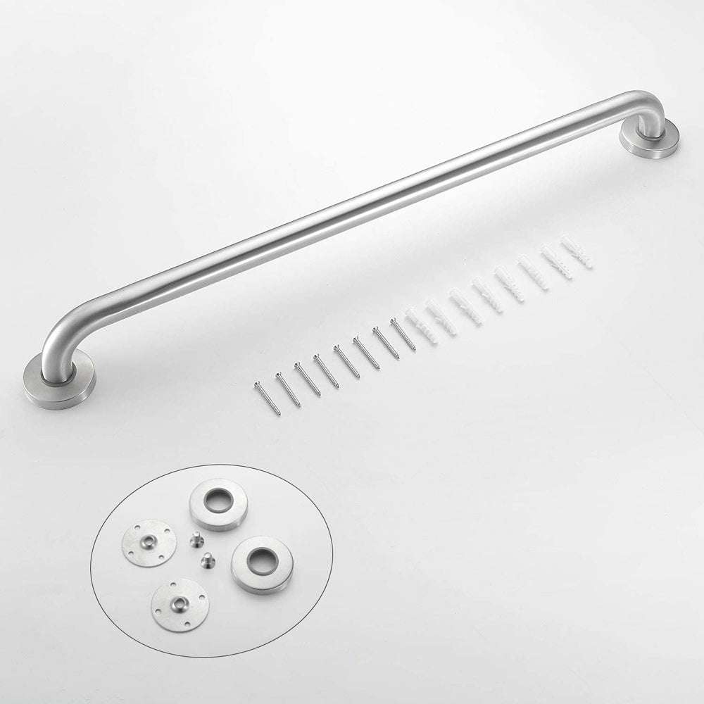 Stainless Steel Grab Bar for Shower & Toilet - 120cm Bathroom Safety Handrail for Elderly & Seniors - Non-Slip Assist Handle for Stairway, Bathtub & Mobility Support