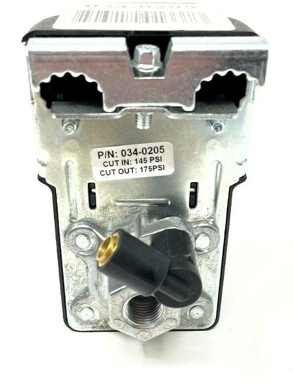 034-0205 OEM Pressure Switch for Sanborn Cole Powermate - 145 PSI ON / 175 PSI OFF - Replacement Part for Air Compressors | Perfect for Industrial & Workshop Use