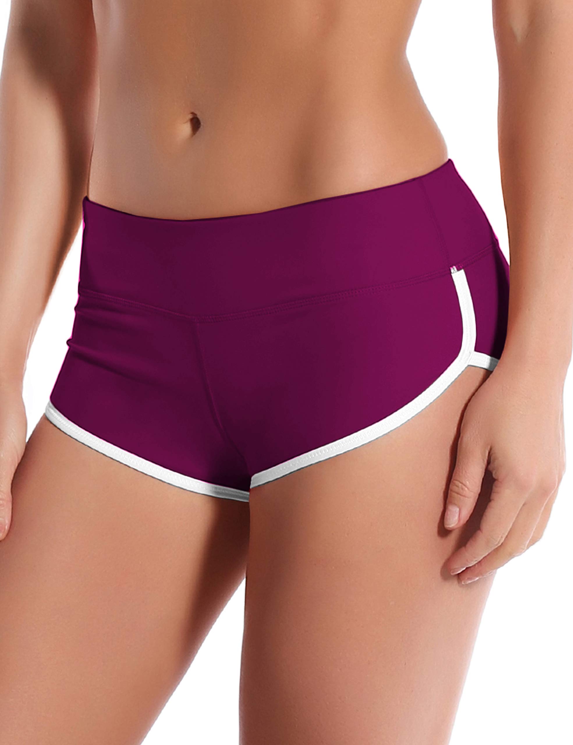 BUBBLELIME Women's Sexy Booty Yoga Shorts XS-XXL - High Waisted Tummy Control Workout Running Shorts with Moisture Wicking & UPF30+ for Yoga, Gym, Fitness & Summer Outdoor Activities