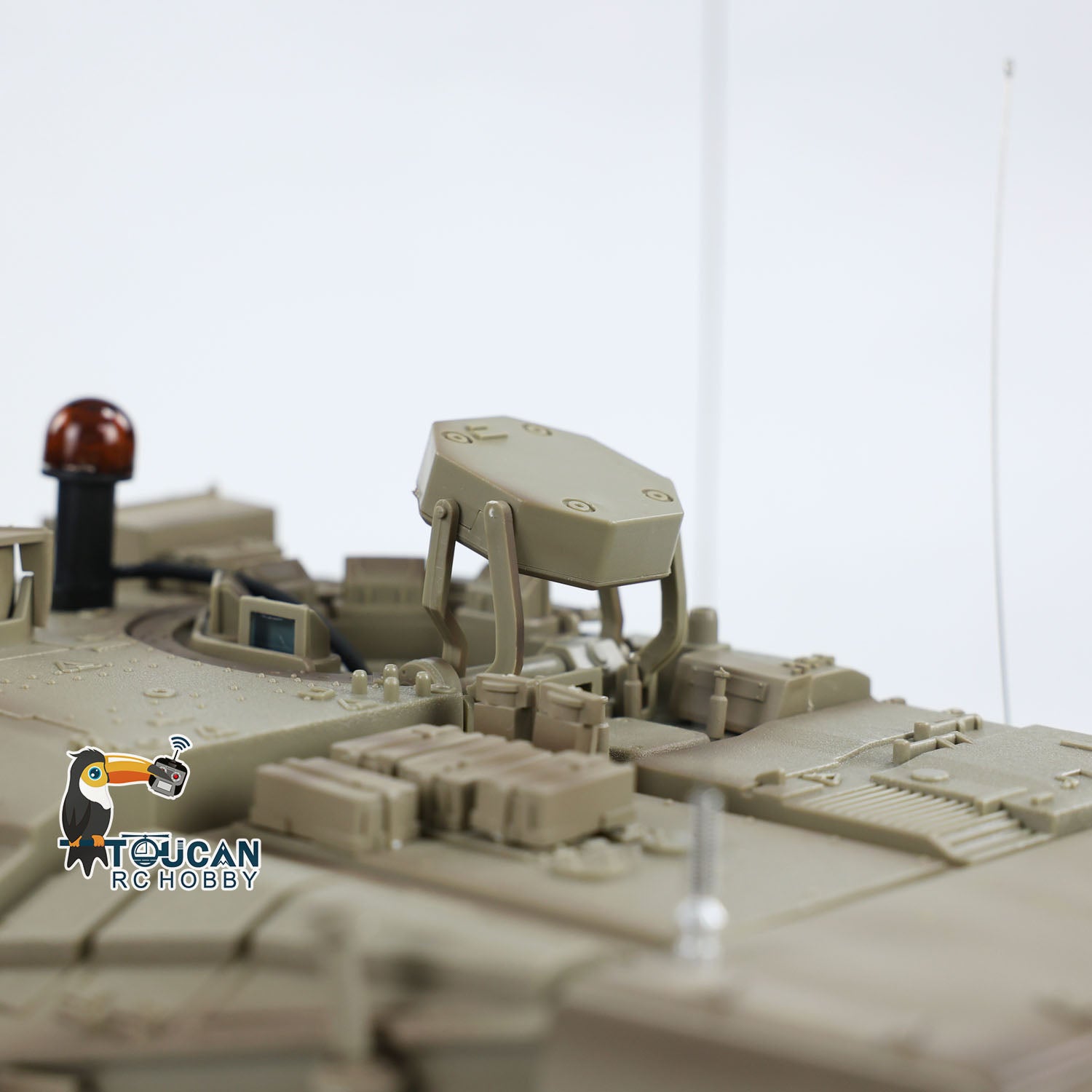 1:16 Scale RC Military Battle Tank - Heng Long IDF Merkava MK IV 3958 Upgraded Edition with Metal Gearbox & Tracks | Remote Control Model Tank for Collectors & Battle Simulation | Perfect for Outdoor Play, Military Enthusiasts & Display