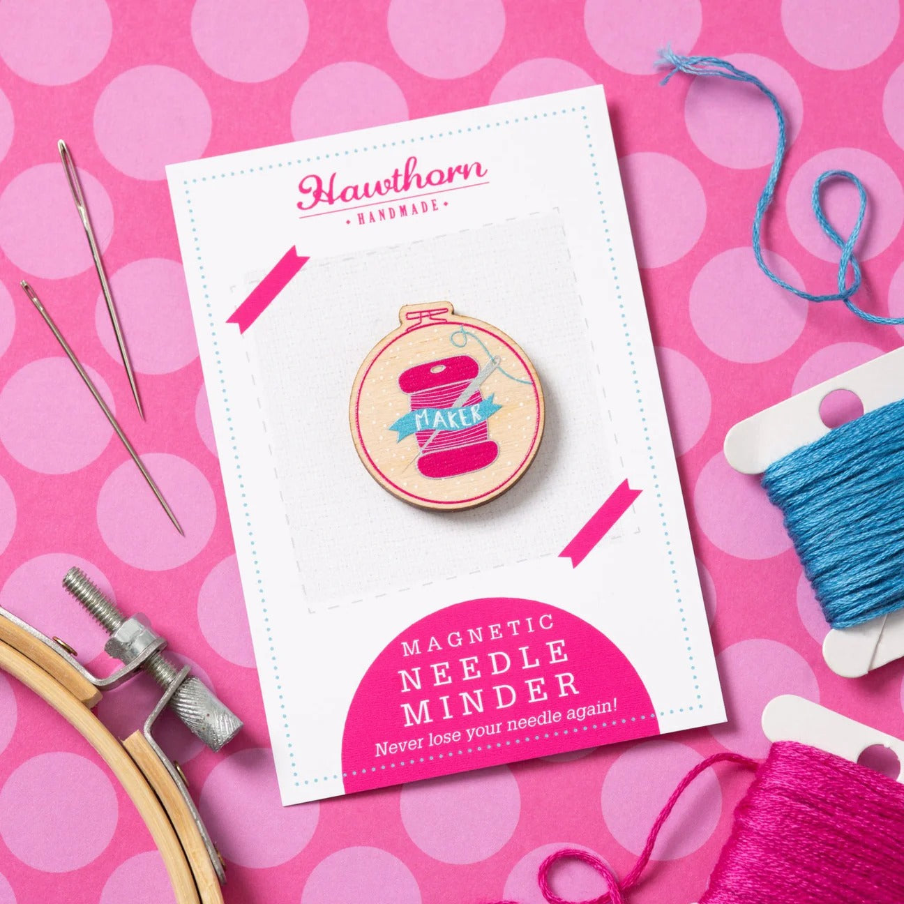 Magnetic Needle Minder for Sewing & Quilting - Strong Bobbin Holder with Secure Grip - Perfect for Crafting, Embroidery & DIY Projects
