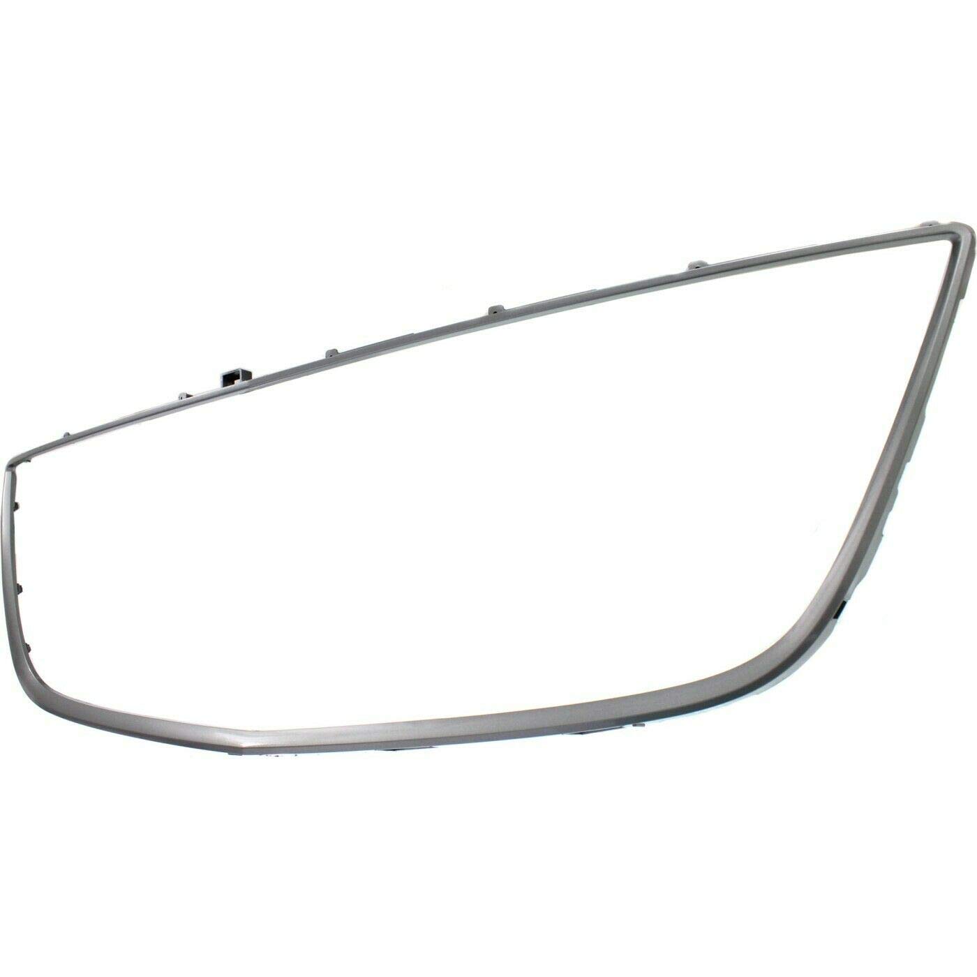 SUNAROUD Bumper Grille with Fog Lamp - Lower Garnish Plastic Replacement Part MA1037102, 13441266, EH45501T3B - Compatible with Various Car Models for Enhanced Style and Protection